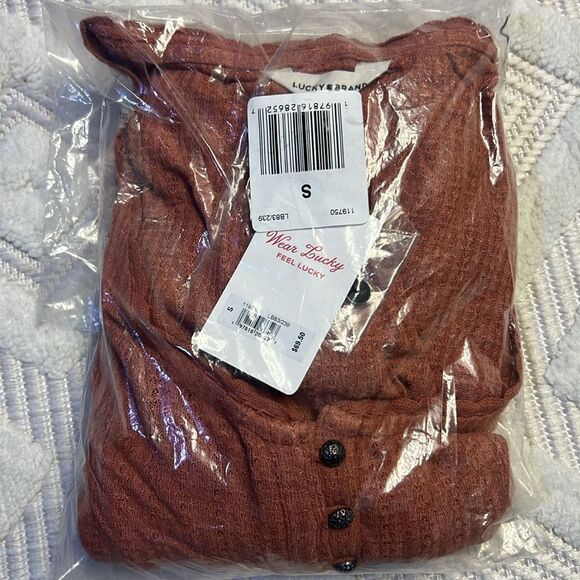 LUCKY BRAND - Lace Godet Swing Henley - Picture 6 of 9